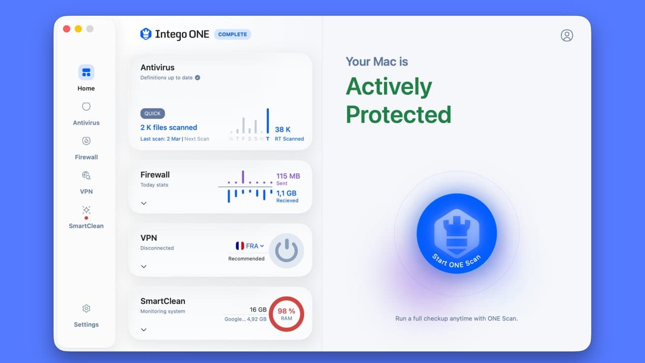 Your Mac isn’t immune to viruses & surveillance tools, Intego One is here to help
