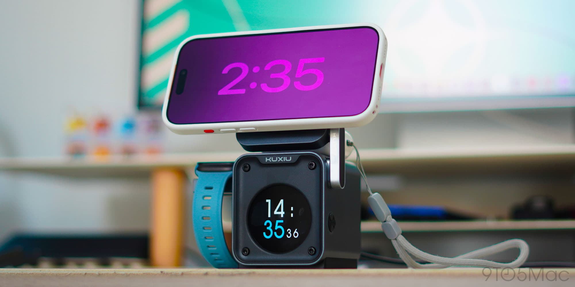 Hands-on: Kuxiu’s D5 charging station boasts unique design, 25W charging, and a built-in display