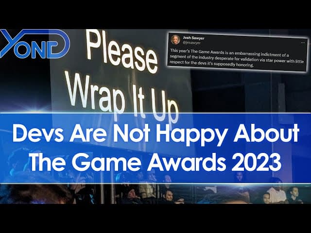 If The Game Awards Is All About The Devs, Then Let Them Speak