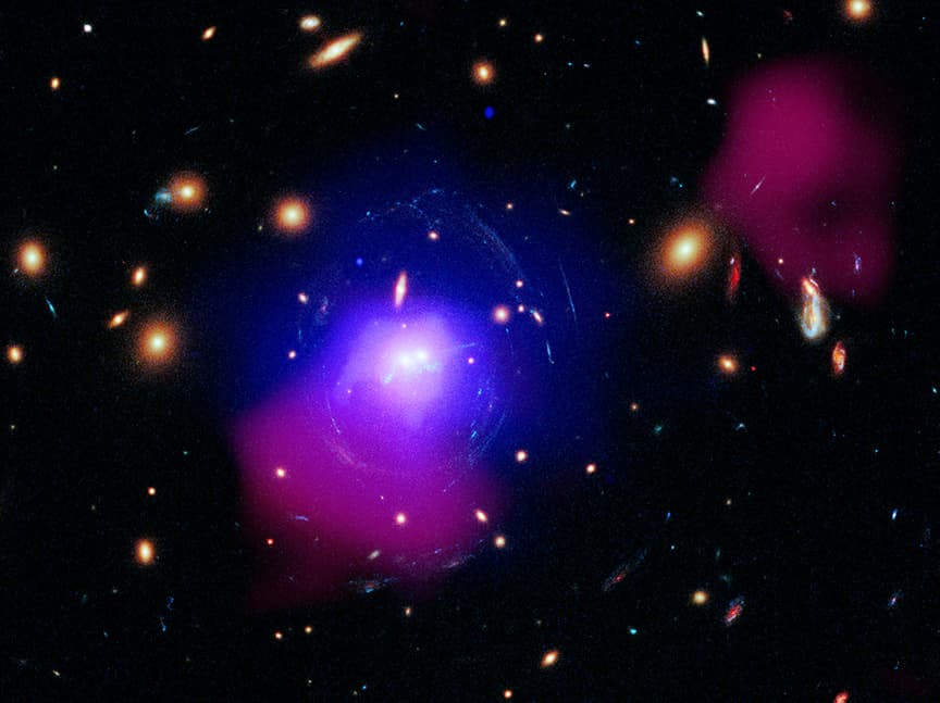 Composite image from telescopes showcases ‘stellar beads on a string’